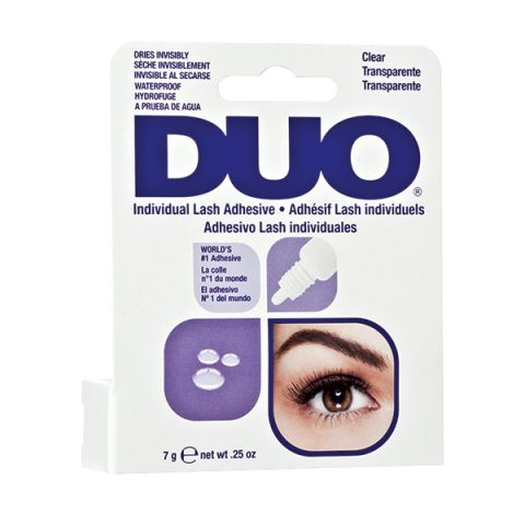 DUO Individual Lash Adhesive Clear in dropper bottle (trasparente-contagocce) for Individual 7gr